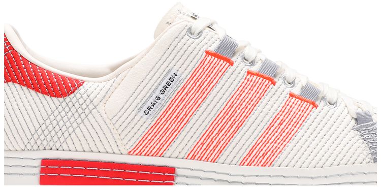 Craig Green x adidas Superstar Off White Bright Red