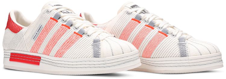 Craig Green x adidas Superstar Off White Bright Red