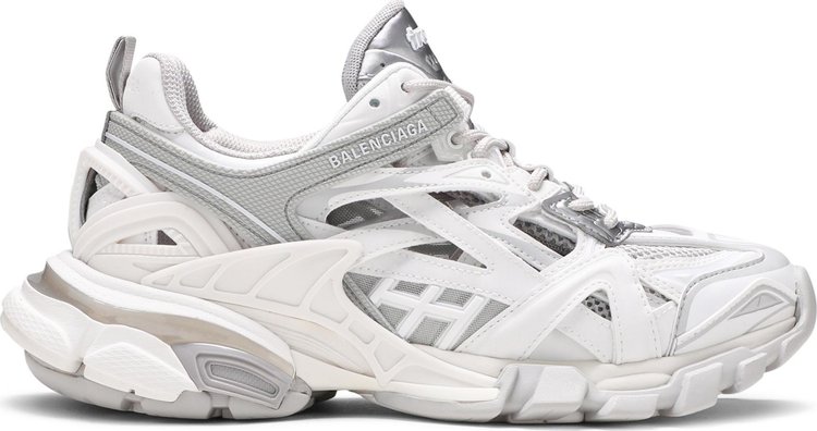 Balenciaga Wmns Track2 Open Sneaker White Grey