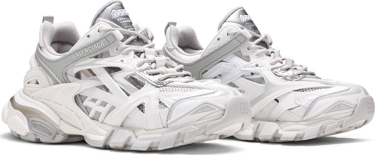 Balenciaga Wmns Track2 Open Sneaker White Grey