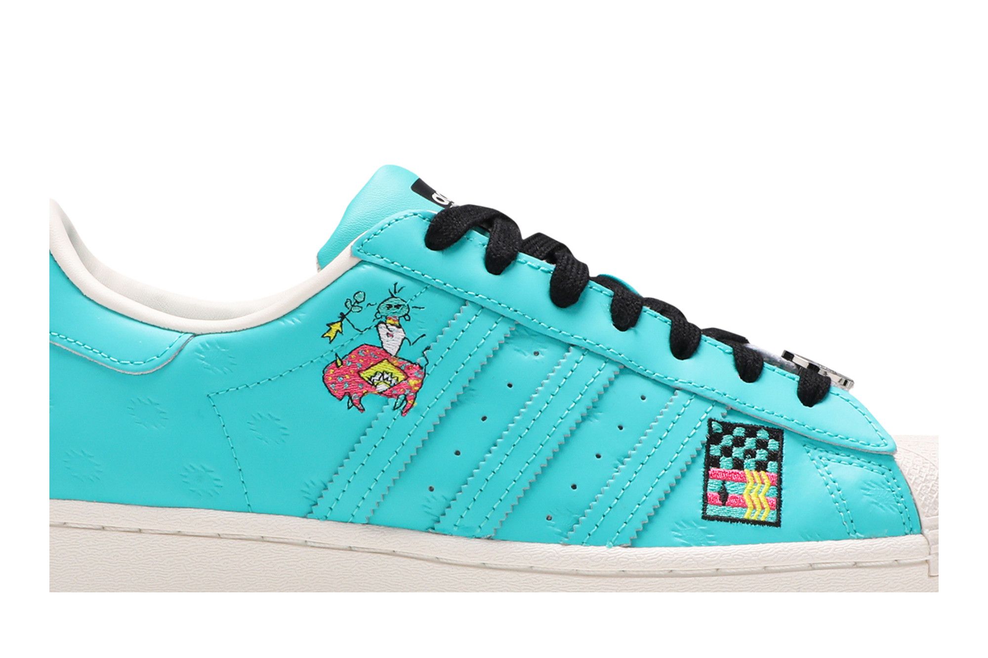 Size 10.5 Arizona x Superstar Have an Iced Day Teal White