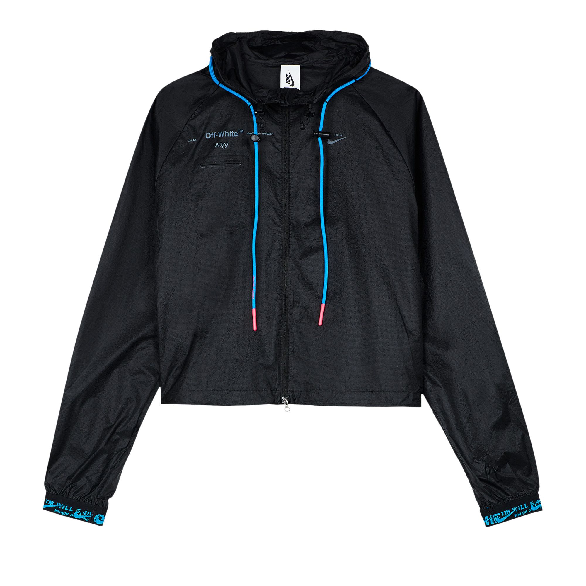 Buy Nike Women's x Off-White Jacket 'Black/Blue' - BV8039