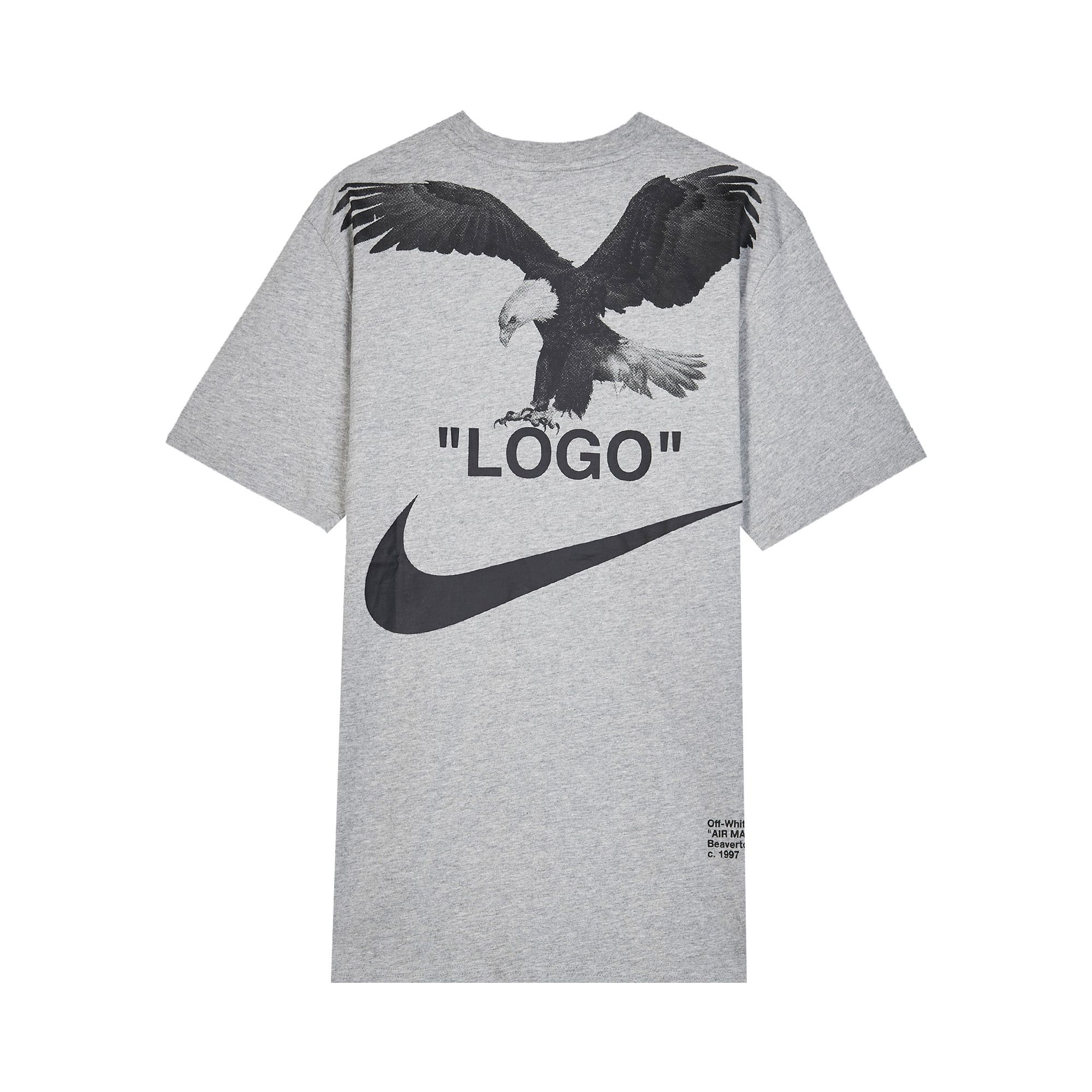 Buy Nike x Off White NRG A6 Tee Ash Grey BQ0827 063 GOAT