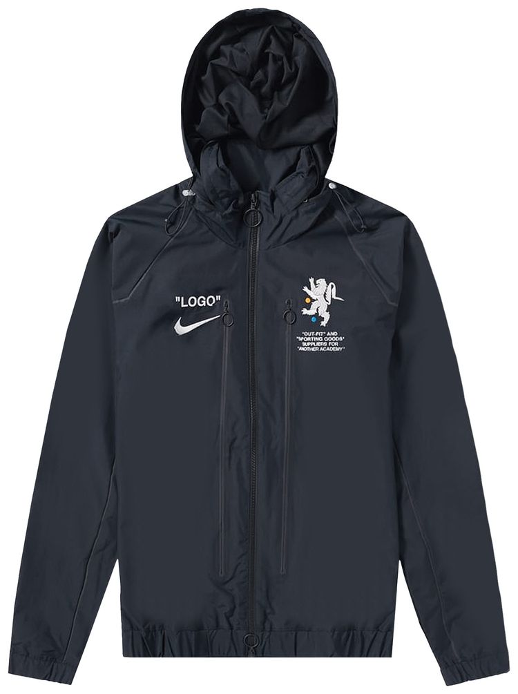 Nikelab x Off White Mercurial NRG X Track Jacket Black