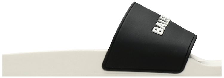 Balenciaga Pool Slides White Black