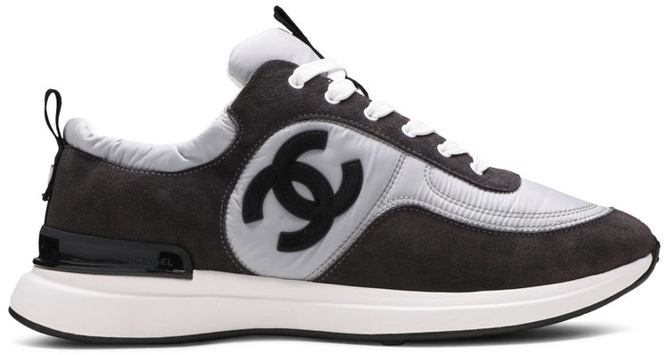 Chanel Suede Calfskin Sneaker Dark Grey