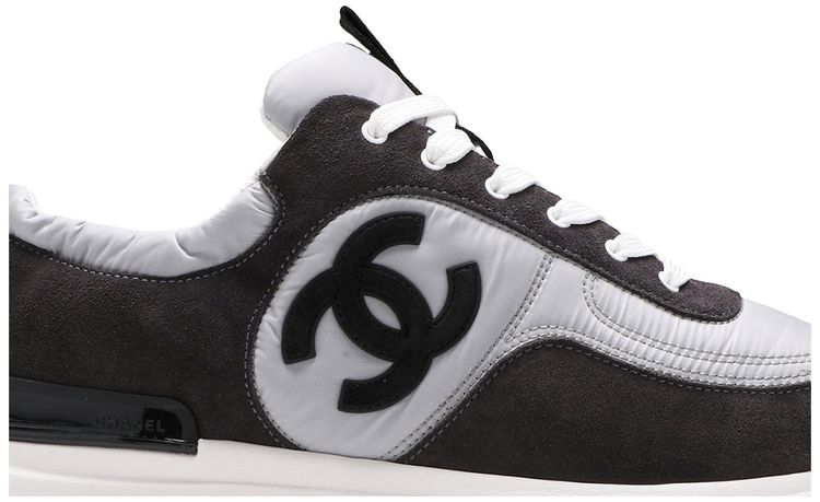 Chanel Suede Calfskin Sneaker Dark Grey