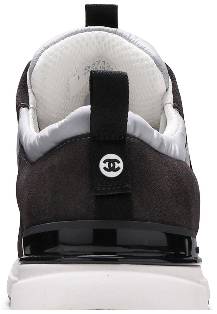Chanel Suede Calfskin Sneaker Dark Grey