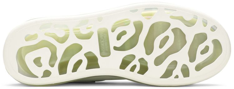 Alexander McQueen Oversized Sneaker Transparent Sole   White Gunmetal