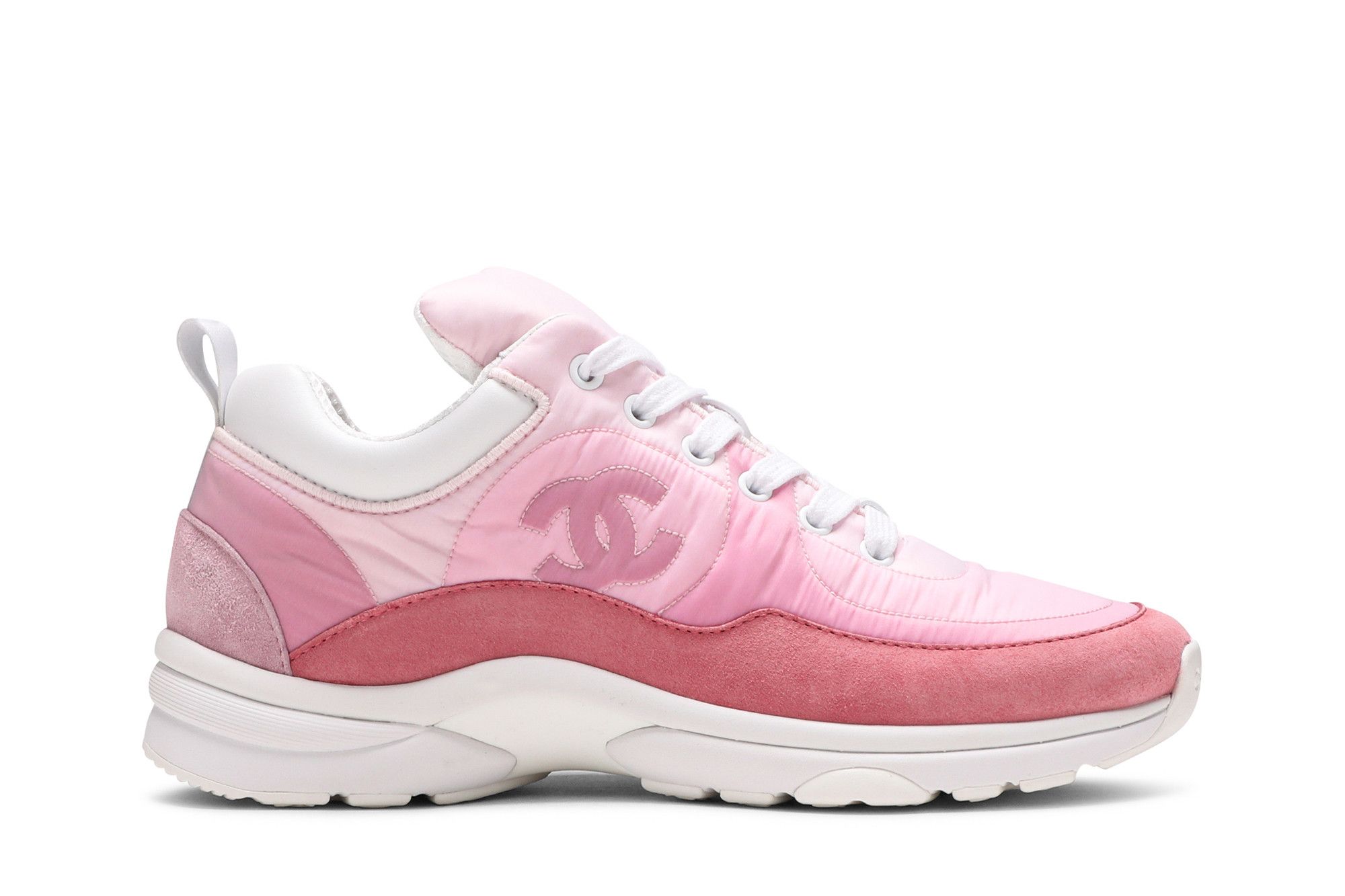 Buy Chanel Wmns Suede Calfskin Sneaker Pale Pink G37136 Y55131 0K121 GOAT CA