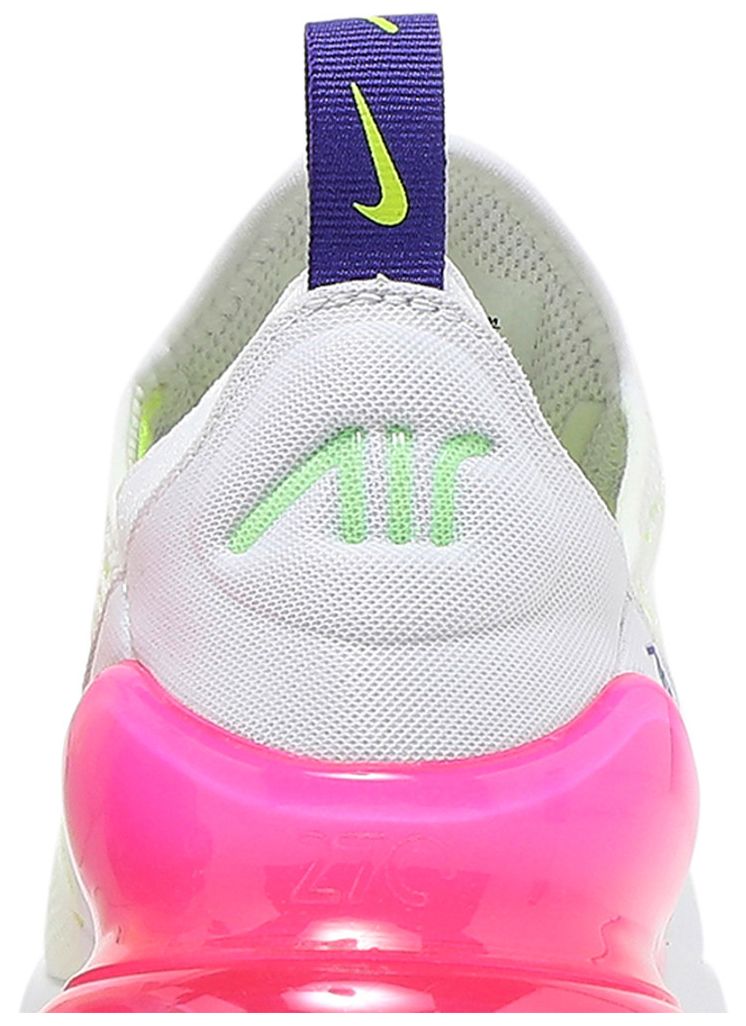 Nike Wmns Air Max 270 White Pink Blast Volt
