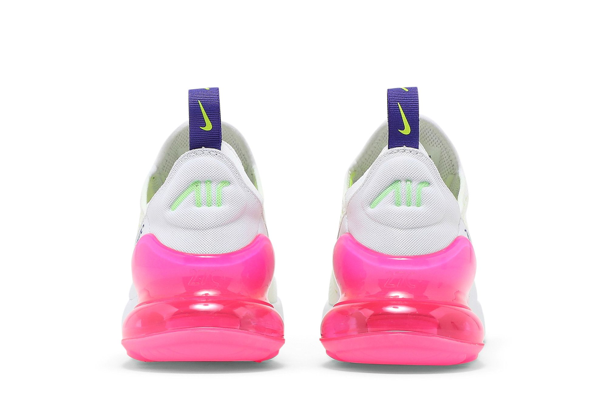 Achetez des Wmns Air Max 270 White Pink Blast Volt DH0252 100 GOAT FR