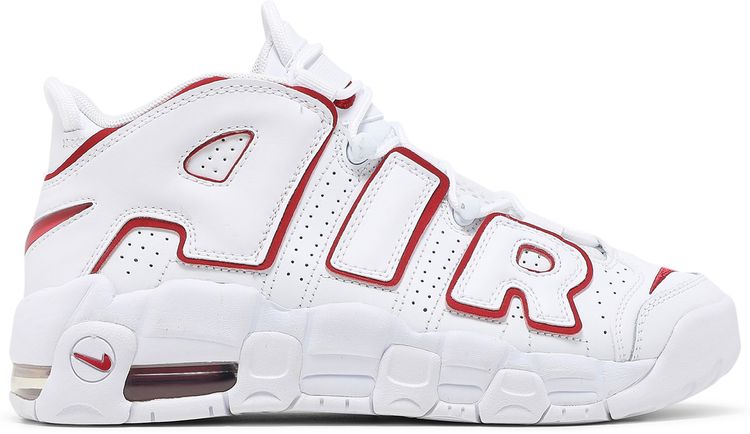 Nike Air More Uptempo GS White Varsity Red 2021