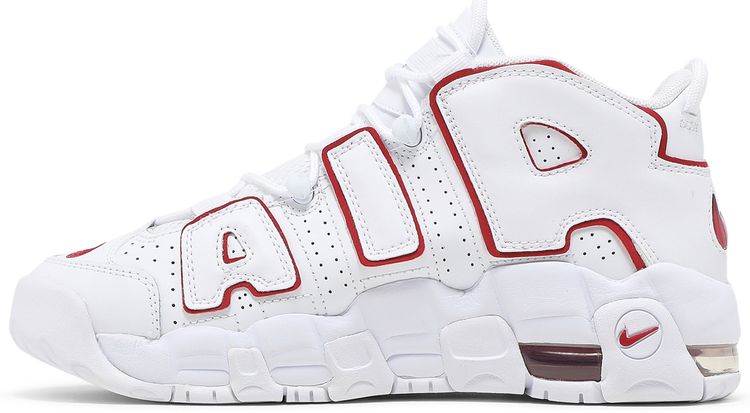 Nike Air More Uptempo GS White Varsity Red 2021