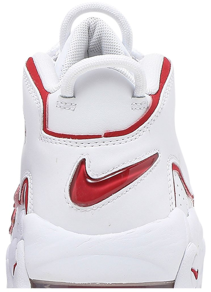 Nike Air More Uptempo GS White Varsity Red 2021