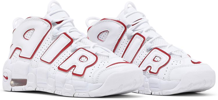 Nike Air More Uptempo GS White Varsity Red 2021