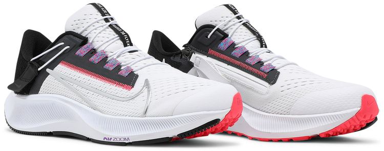 Nike Wmns Air Zoom Pegasus 38 FlyEase White Metallic Silver