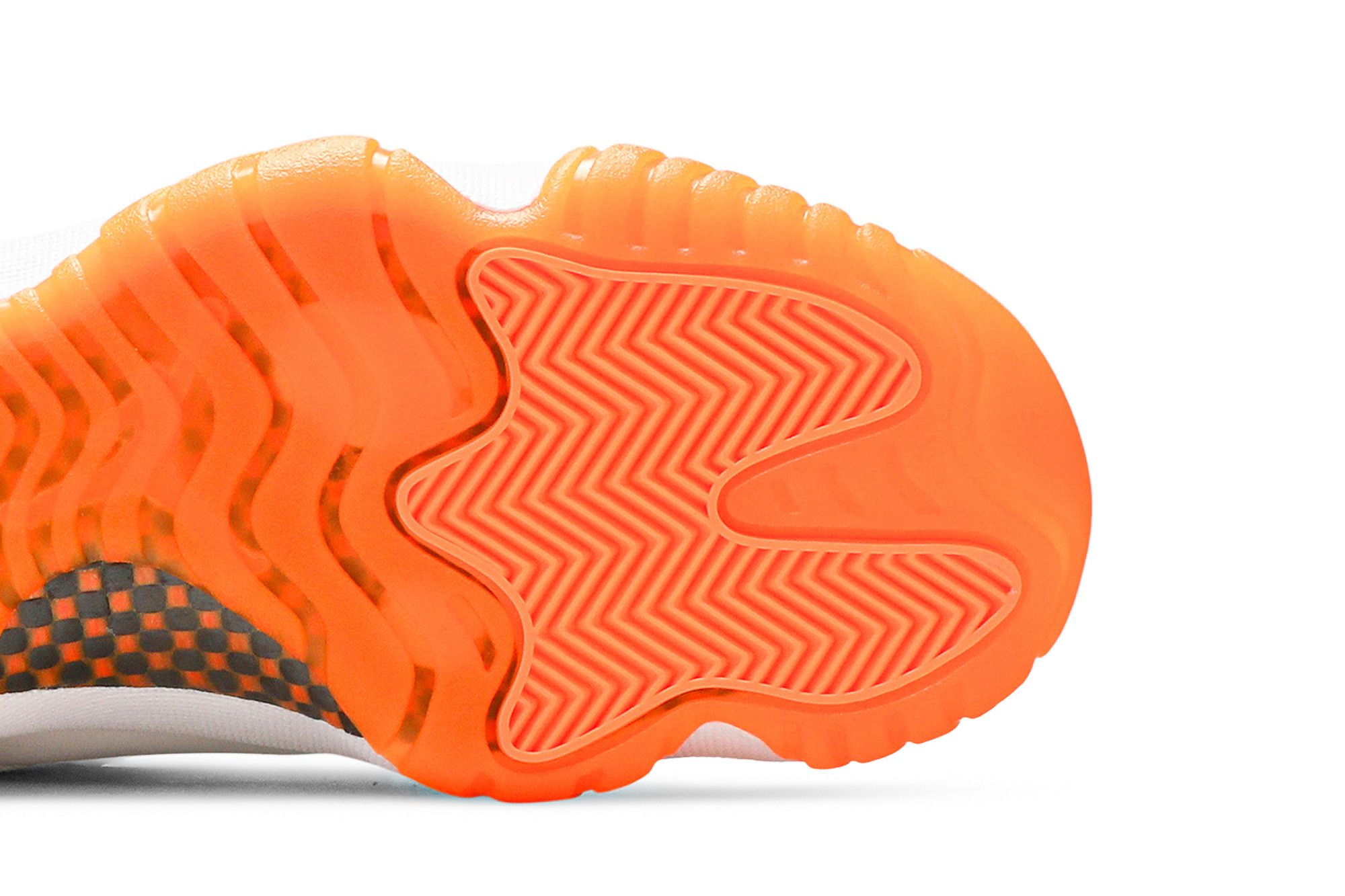 Orange trance jordan 11 top