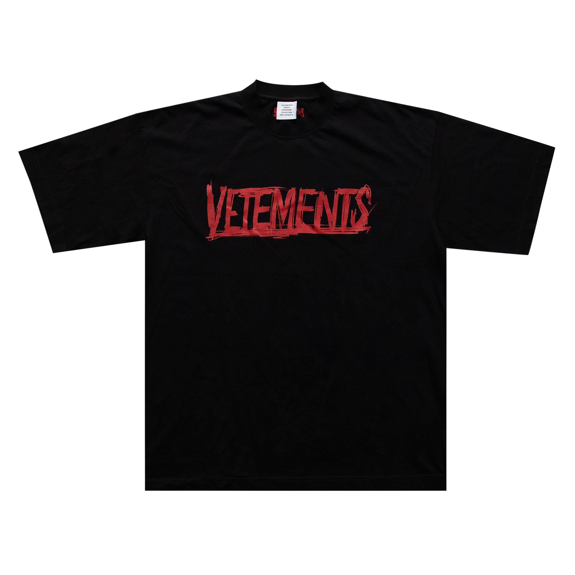 Buy Vetements World Tour T-Shirts 'Black/Red' - UA52TR580R BLAC | GOAT