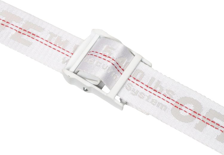 Off White Industrial Belt White