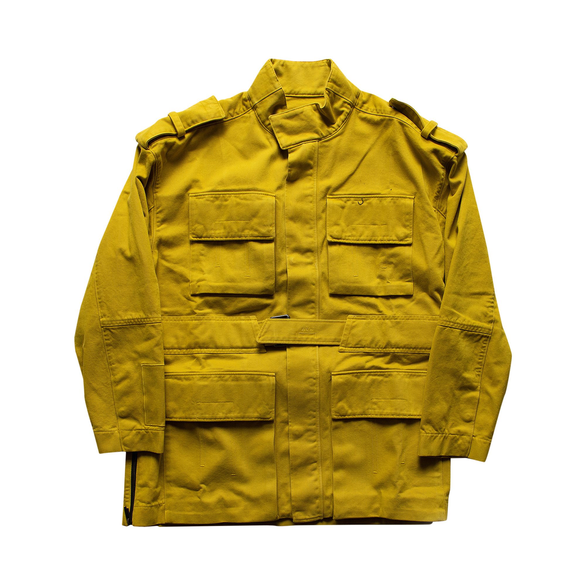 Buy A Cold Wall Painted M65 Jacket Chartreuse Yellow ACWMO046 CHAR GOAT