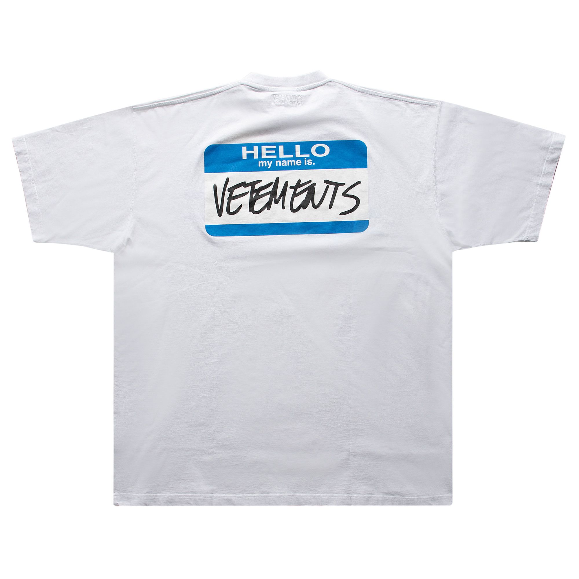 Buy Vetements My Name Is Vetements T-Shirt 'White' - UA52TR330W
