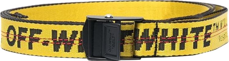 Off White Industrial belt YellowBlack