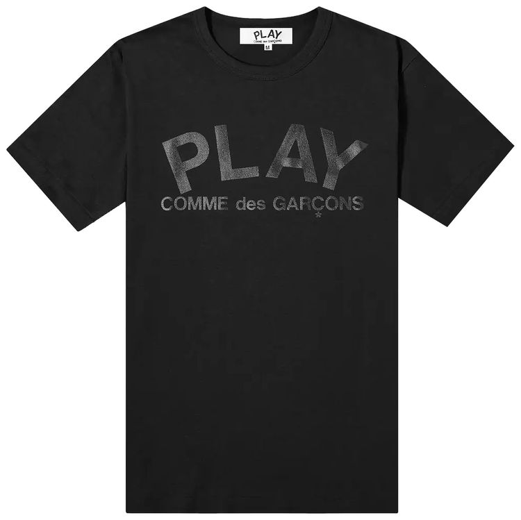 Comme des Garcons PLAY Play Logo Tee Black