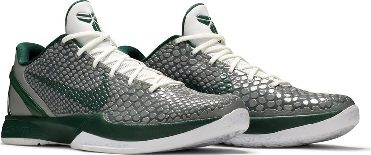 Zoom Kobe 6 Medium Grey Gorge Green