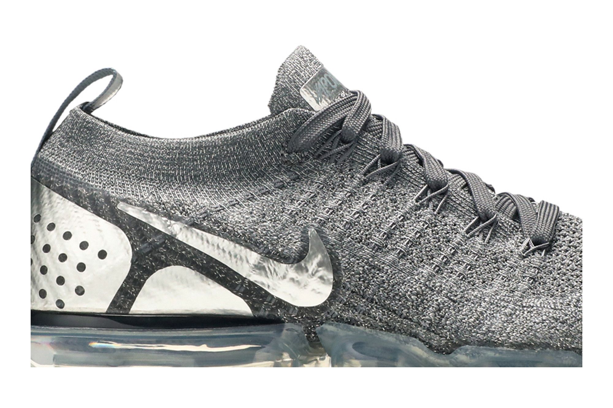 Size 6.5 Wmns Air VaporMax Flyknit 2 Chrome Grey