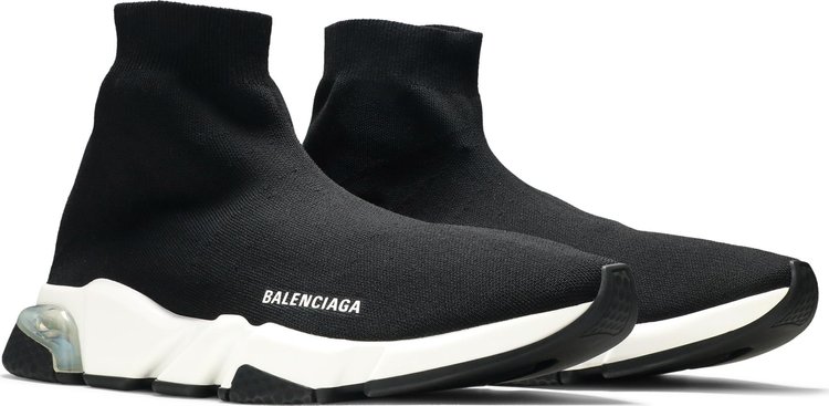 Balenciaga Speed Trainer Clear Sole   Black