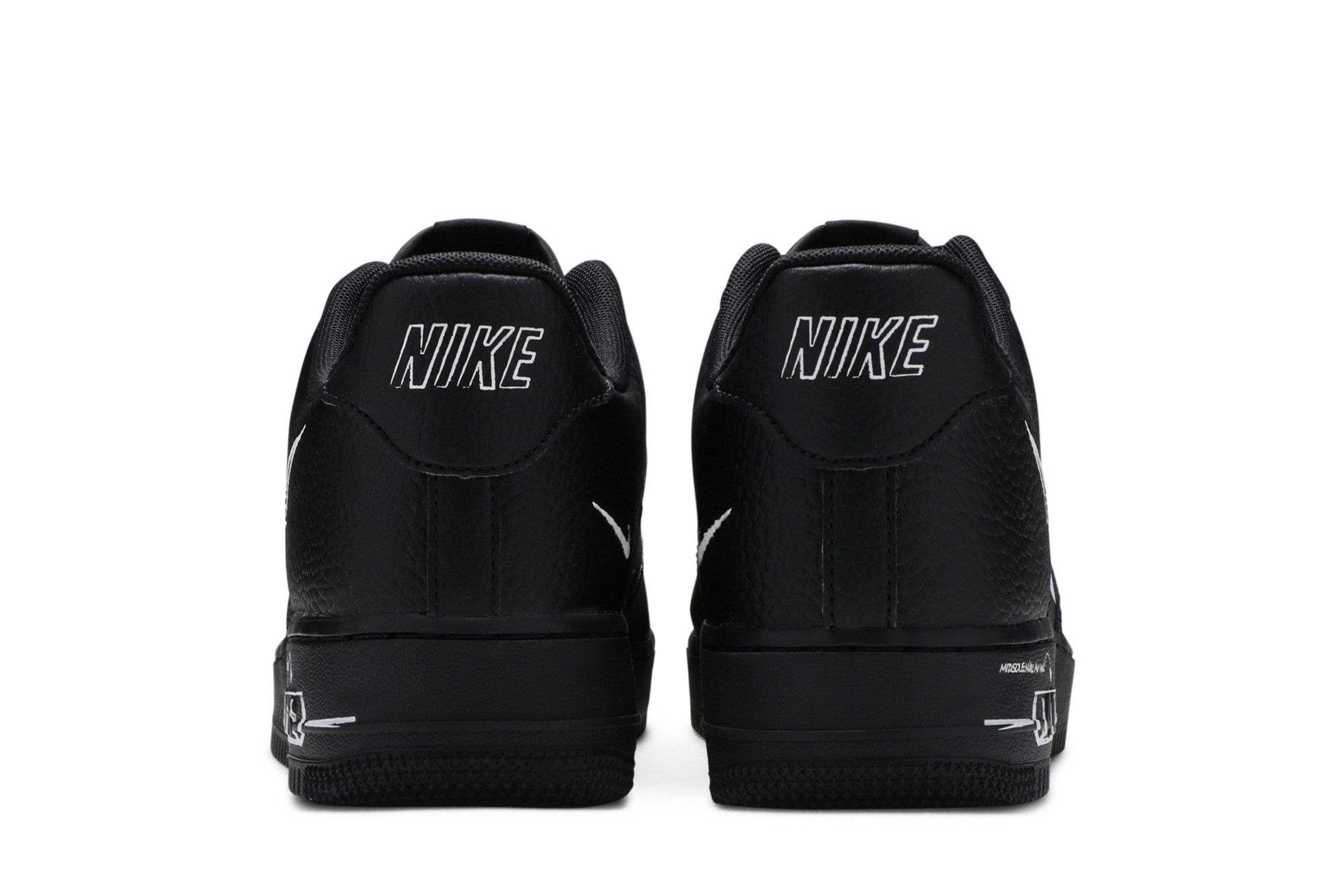 靴 Nike Air Force 1 Low \"Black Sketch\" Nike Air Force 1 Low Sketch - Black for Sale | Authenticity