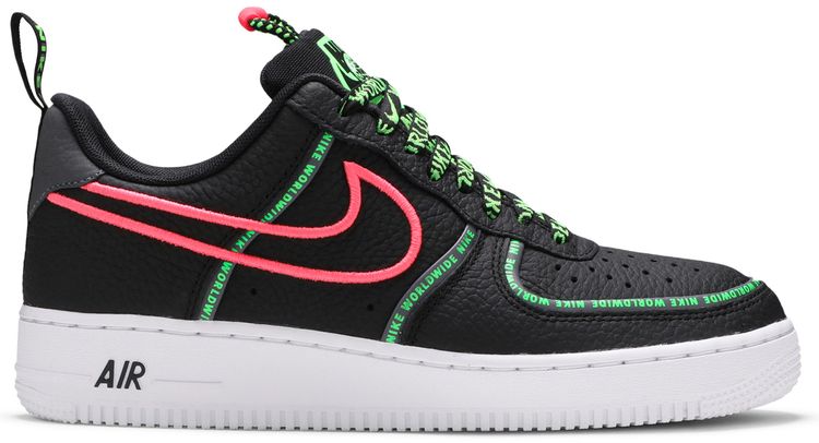 Nike Air Force 1 07 Premium Worldwide Pack   Black Green Strike