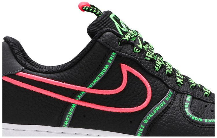 Nike Air Force 1 07 Premium Worldwide Pack   Black Green Strike