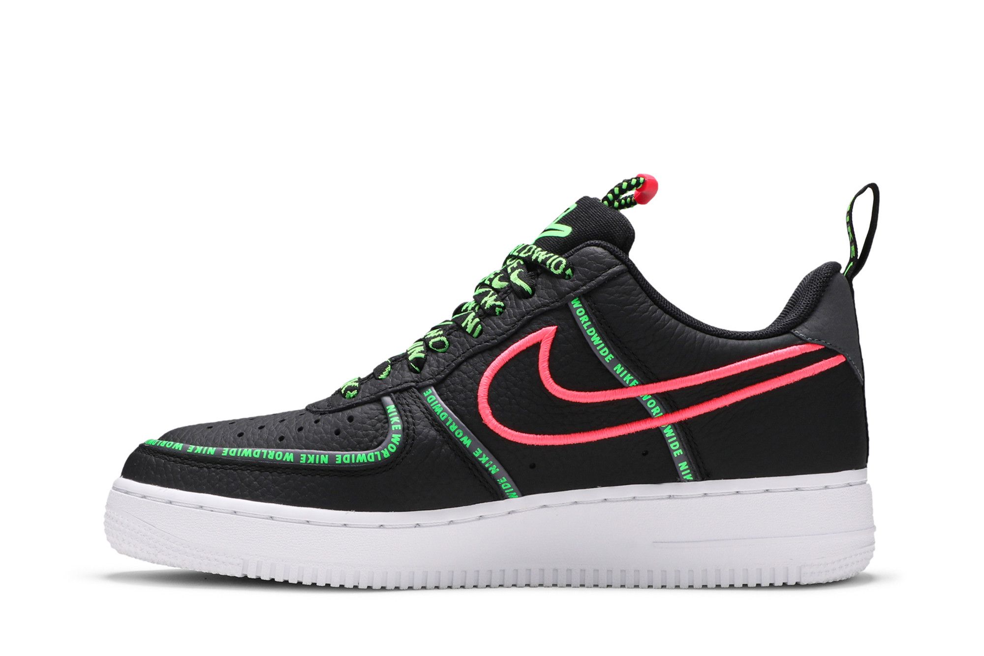 Black green air force 1 top