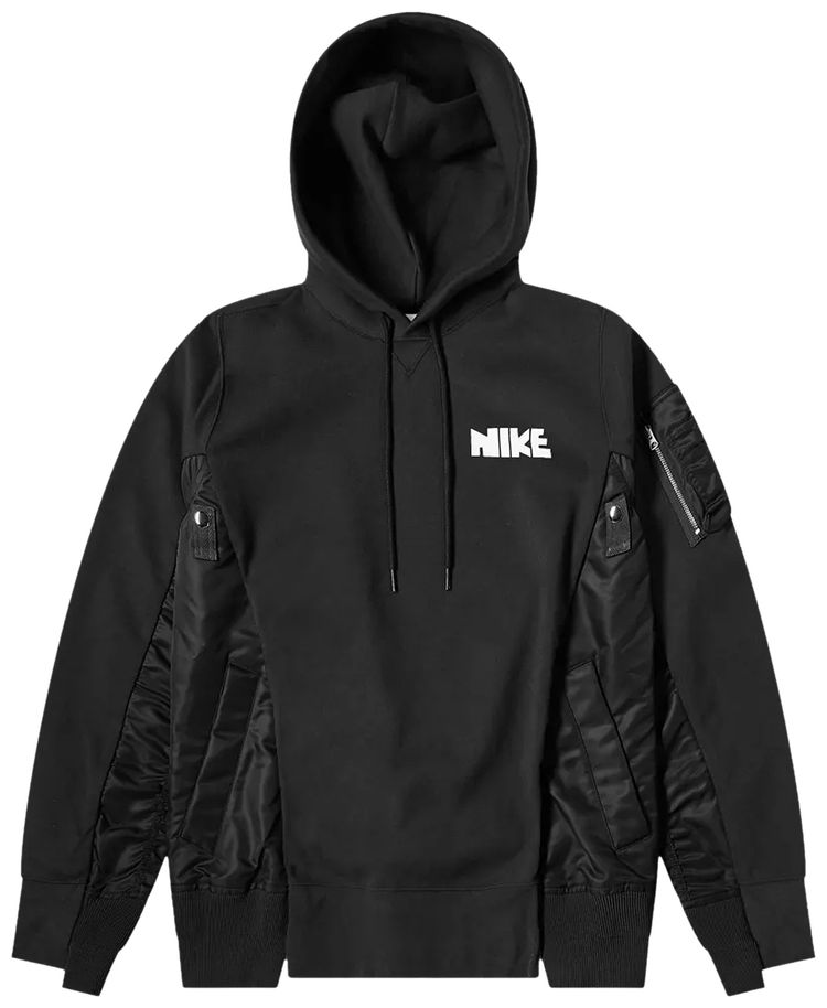 Nike x Sacai Hoodie Black