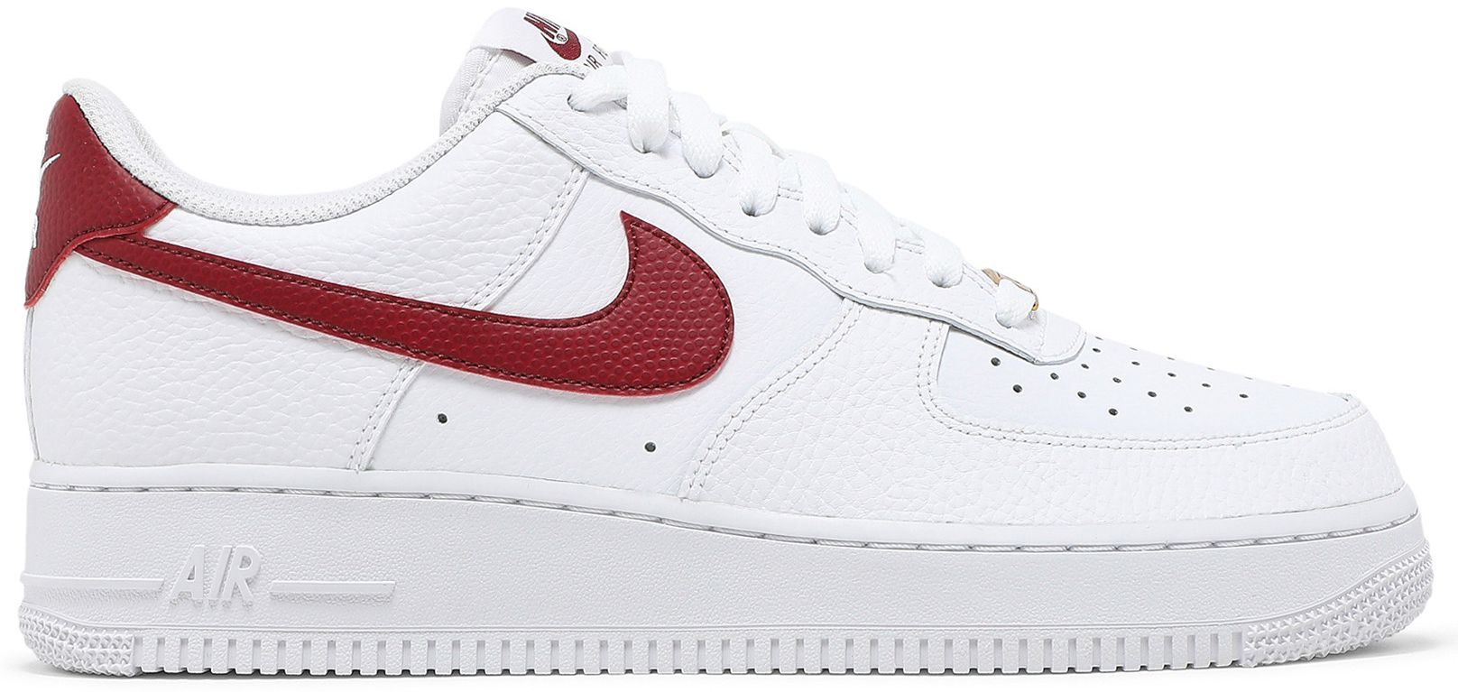 mens air force 1 red and white