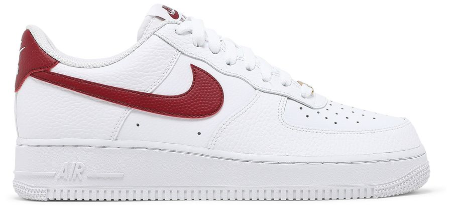 footlocker red and white air force 1