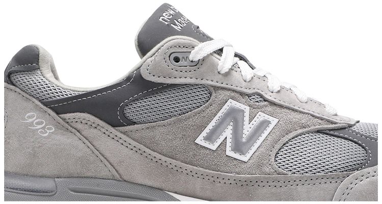 New Balance 993 Made in USA 2E Wide Grey White