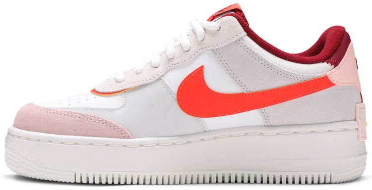 Nike Wmns Air Force 1 Shadow Team Red Orange Pearl