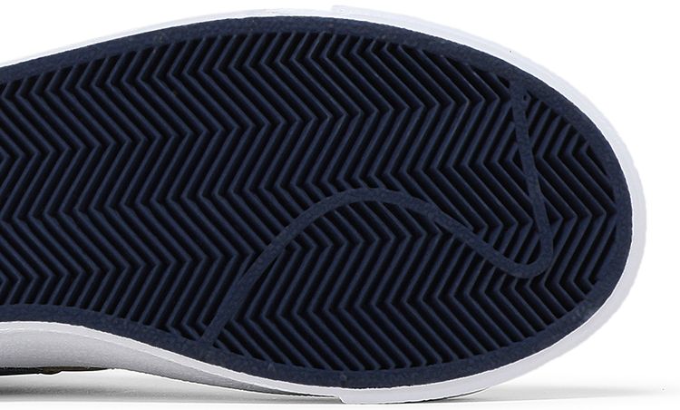 Nike Blazer Mid 77 SE GS Double Swoosh   White Gold Blue Void