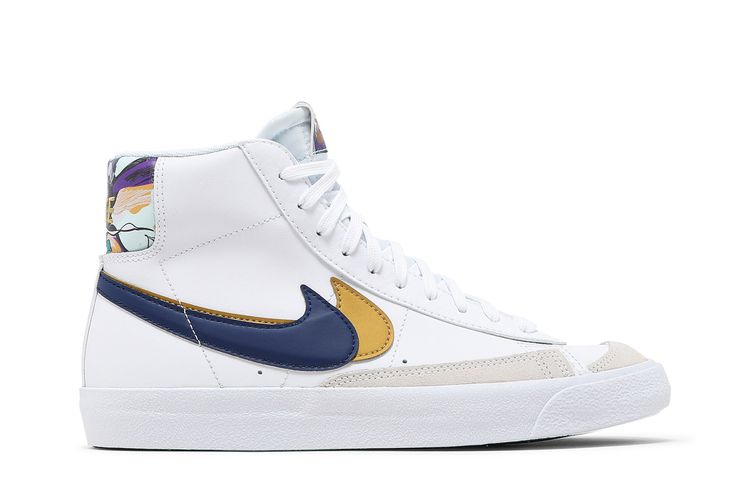 blazer mid 77 blue swoosh