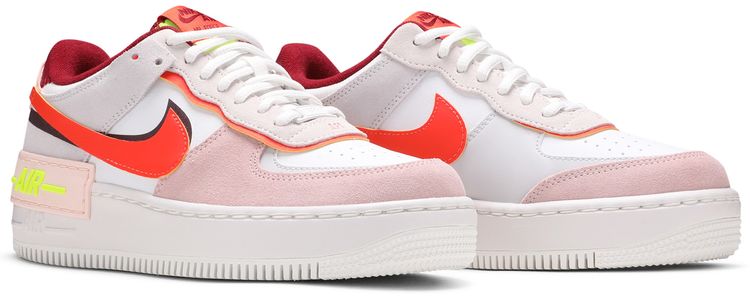 Nike Wmns Air Force 1 Shadow Team Red Orange Pearl