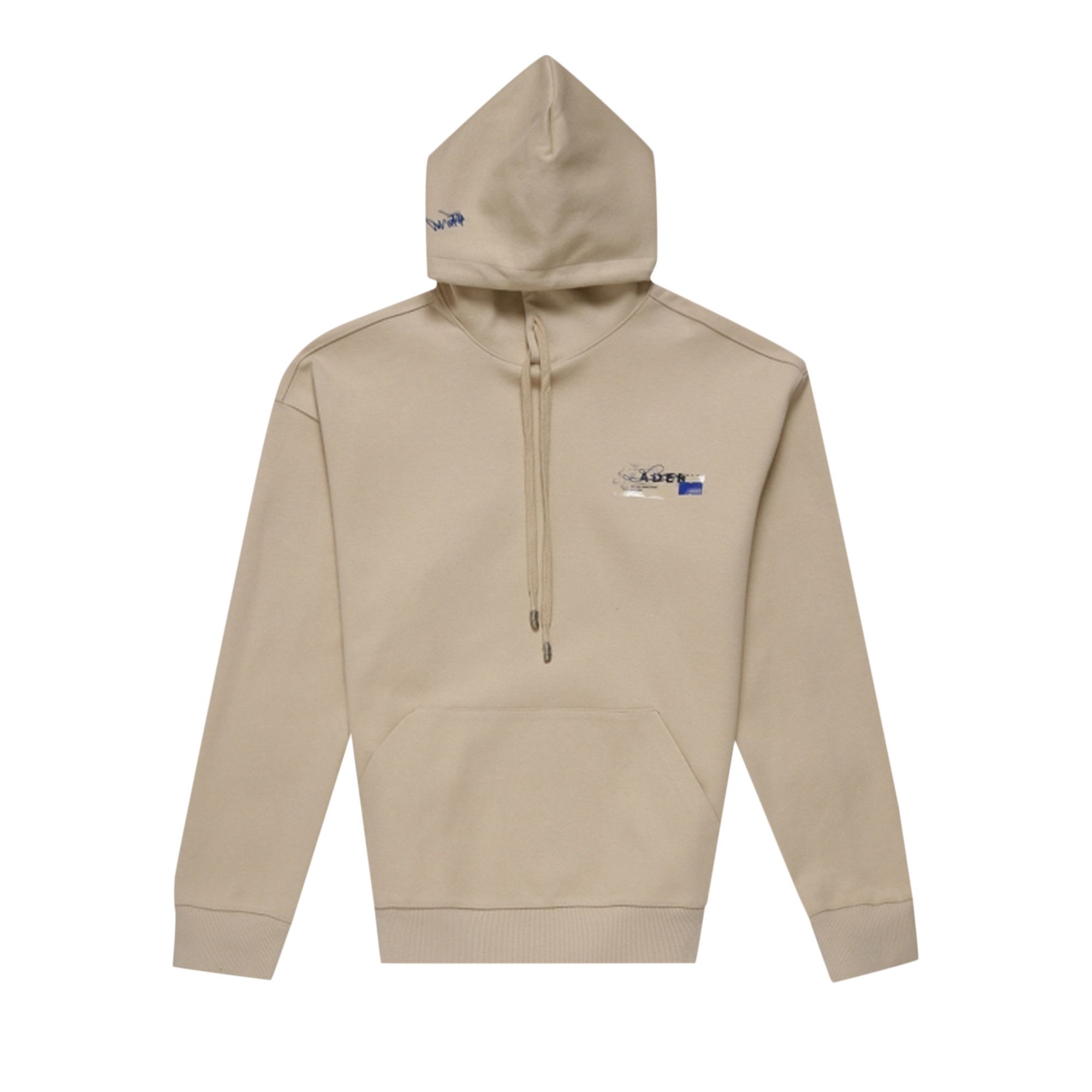 Buy Ader Error Tape Logo Hoodie 'Ivory' - BKASSHD06IV | GOAT