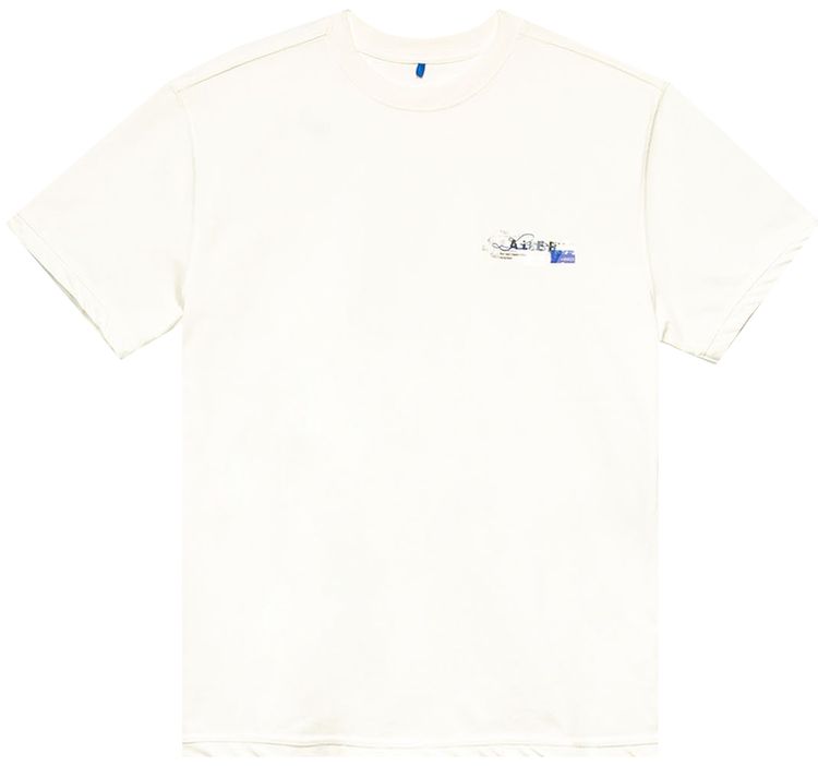Ader Error Tape Logo T Shirt Off White