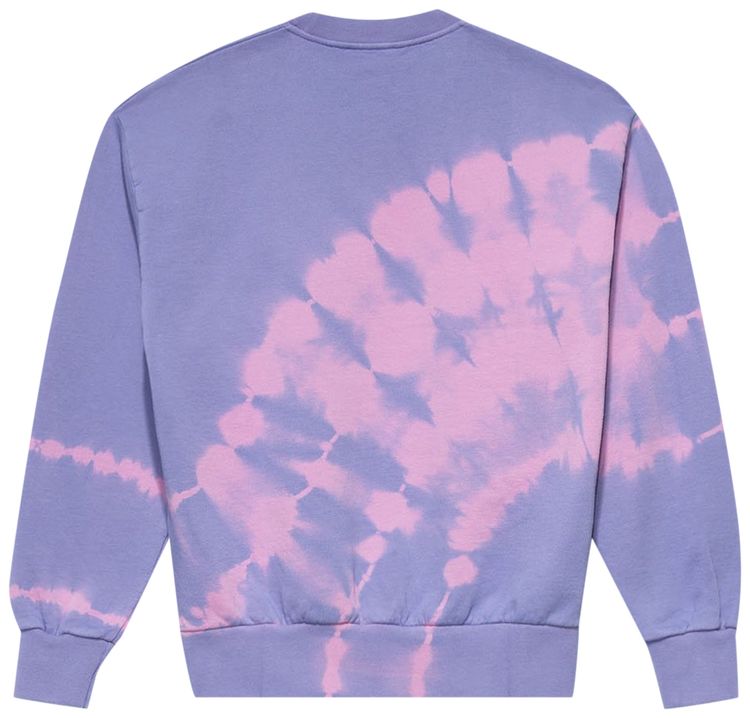 Aries Tie Dye Temple Sweatshirt Lilac
