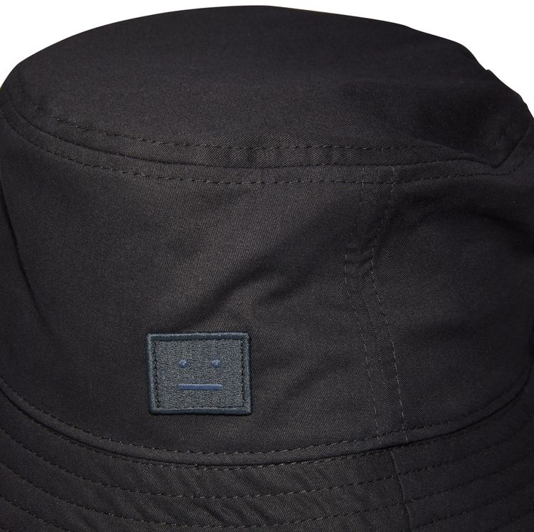 Acne Studios Cotton Bucket Hat Black