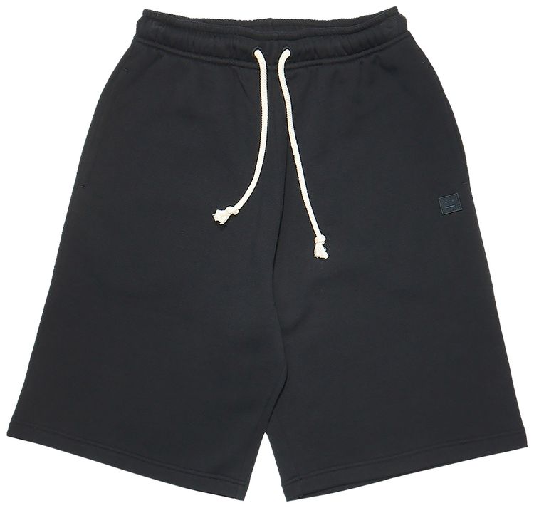 Acne Studios Fleece Sweat Shorts Black