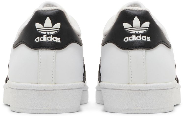 Adidas Superstar J White Core Black