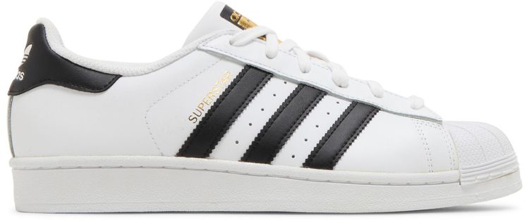 Adidas Superstar J White Core Black